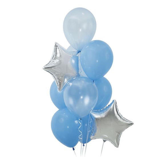 Bouquet de Balões Juvenil Azul - 1 Unidade