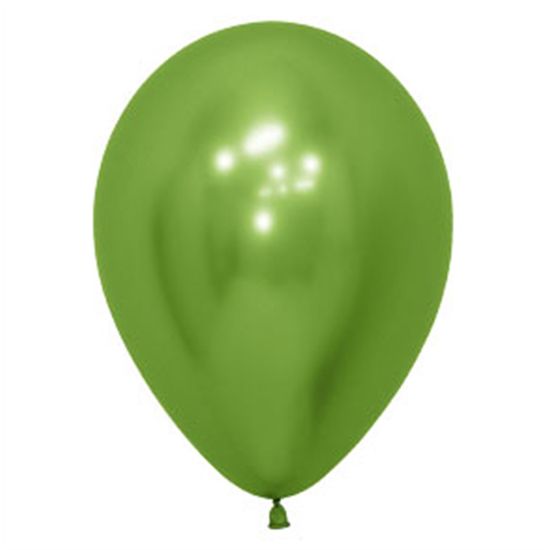 Balão Látex Reflex Verde Lima 12