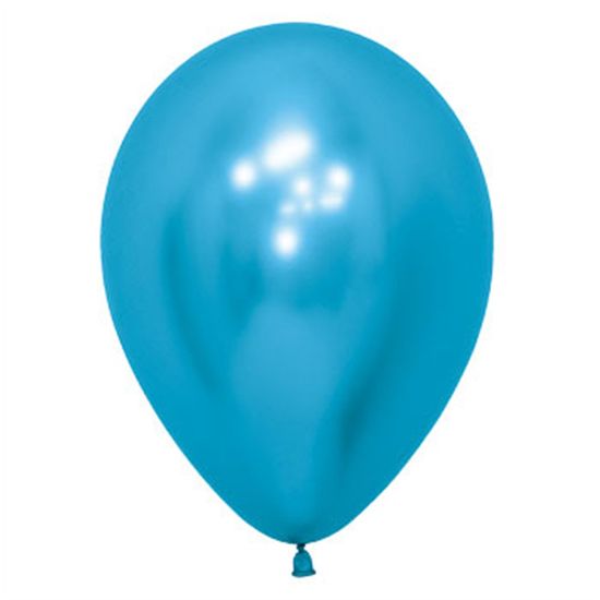 Balão Látex Reflex Azul 12