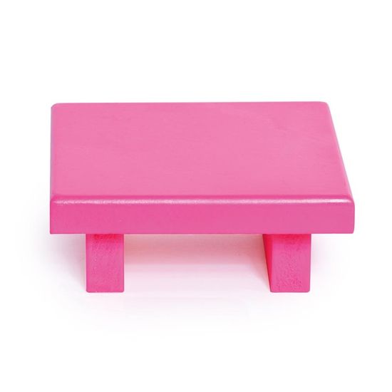 Mini Bandeja Quadrada Pink Neon 12x12x4,5