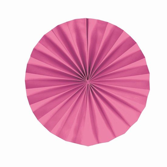 Leque Redondo Decorativo Pink 35 cm - 2 Peças
