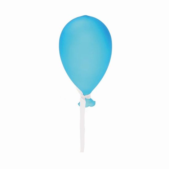 Balão de Vidro Fosco Azul 9x15
