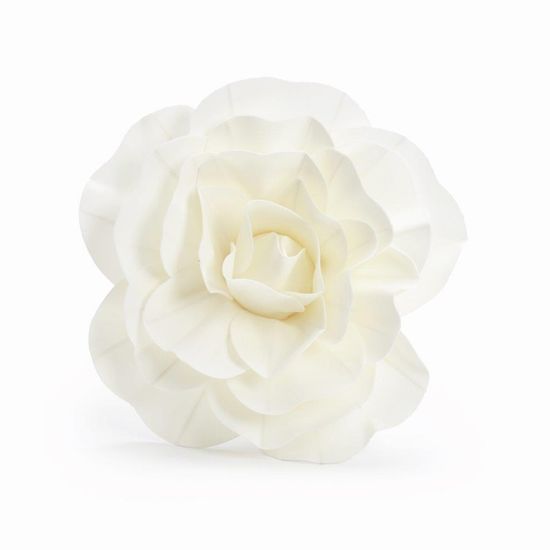 Flores Decorativas para Painel Branca 30 cm