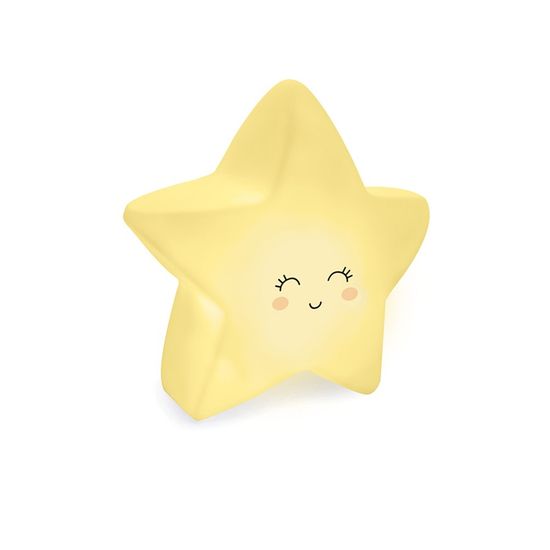 Mini Luminaria Estrela Amarelo