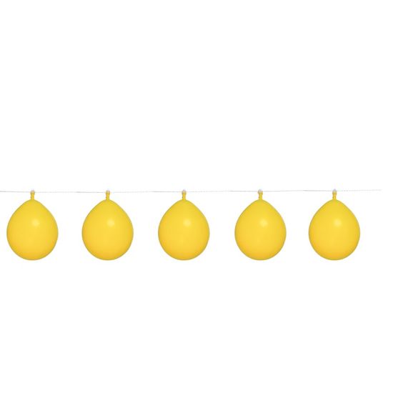 Varalzinho de Led Balões Amarelo