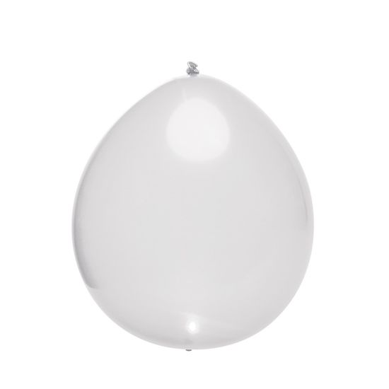 Balão com Led Perolado Branco - 5 Peças