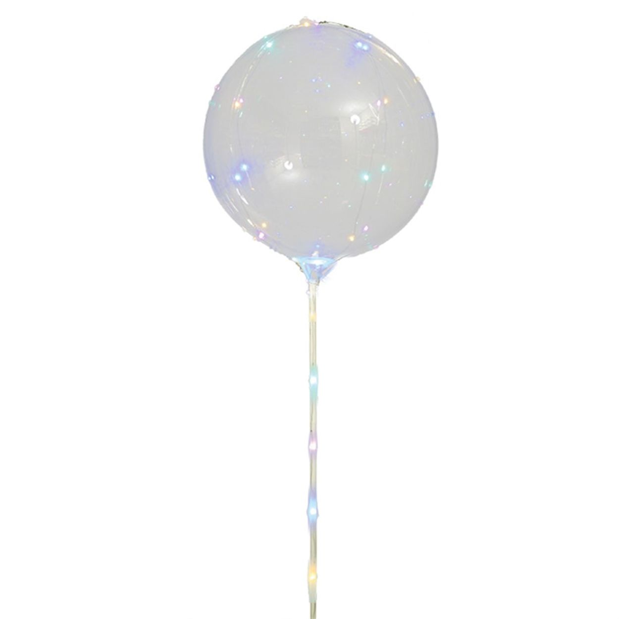 Balão Bubble Transparente com Led Colorido - Natal da 25