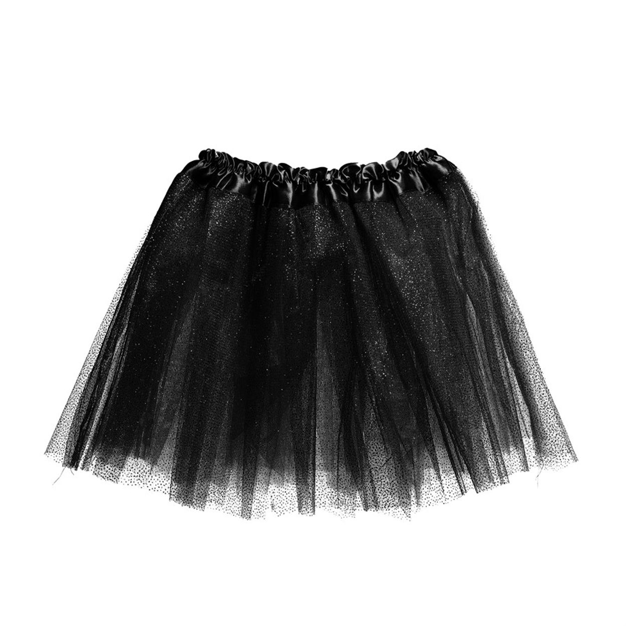 Saia Tule Preto Glitter Adulto No Magazine 25 De Março Festas Da 25 5631