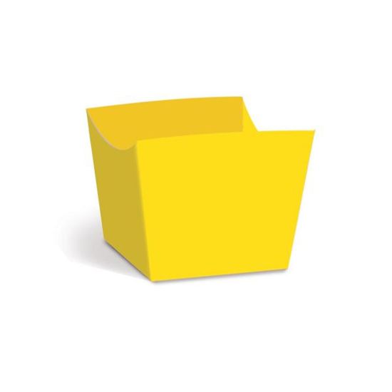 Forminhas para Doces Mini Cachepot Amarelo Pacote com 36 Un