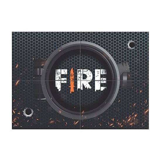 Festa Free Fire - Painel Gigante Cartonado Free Fire