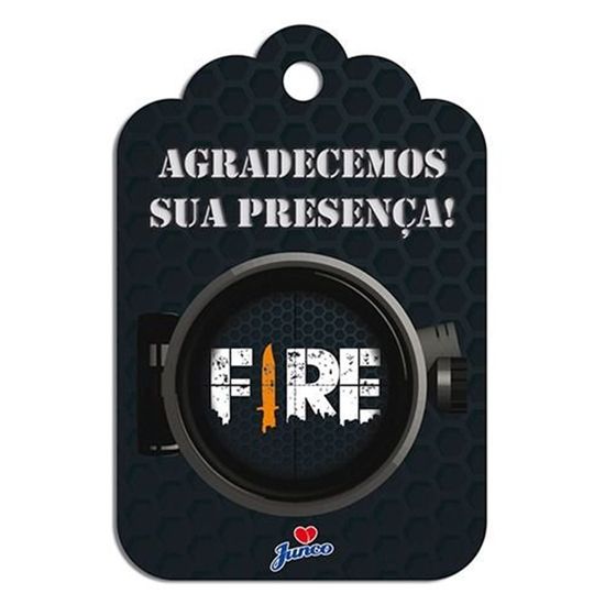 Festa Free Fire - Tangs com Furo Free Fire - 8 Un