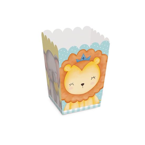 Bichinhos Baby - Caixa para Pipoca Bichinhos Baby Pequena 5,5x5,5x9 - 10 Un