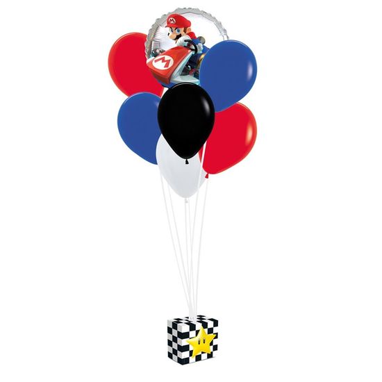 Festa Mario Kart - Kit Balões para Decoração de Painel Mario Kart