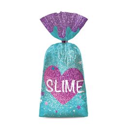 Festa Slime - Topo de Bolo Espeto Slime - 1 Peça - Festas da 25