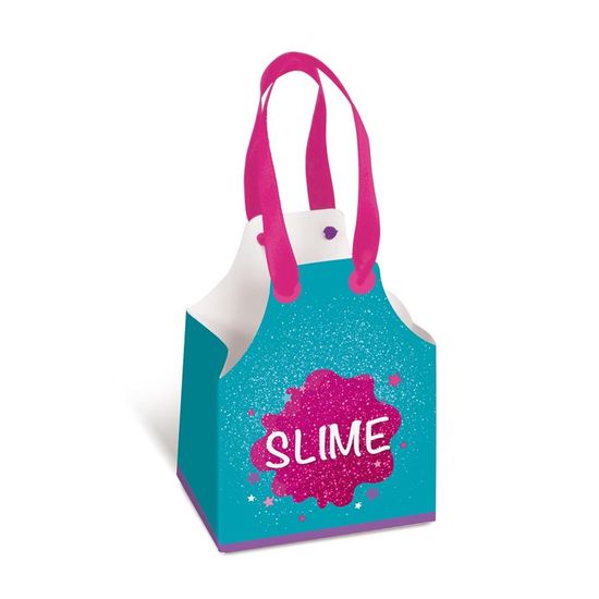 Festa Slime - Caixa Lembrancinha Avental Slime 9x7x11,5 - 8 Un