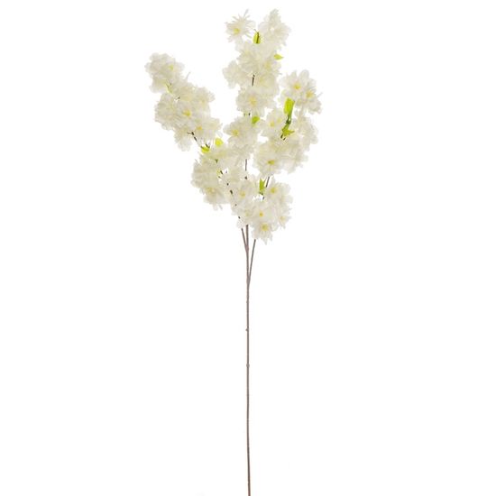 Flor Artificial 3 Ramos Branco (Blossom)