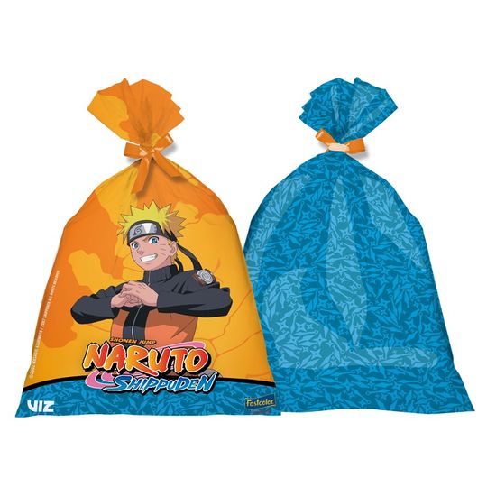 Festa Naruto - Sacola Plástica Naruto - 8 Un