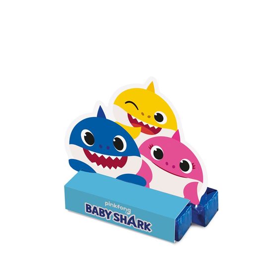 Caixa Bis Baby Shark 5,5X3,5X6 Pt - 8 Unidades