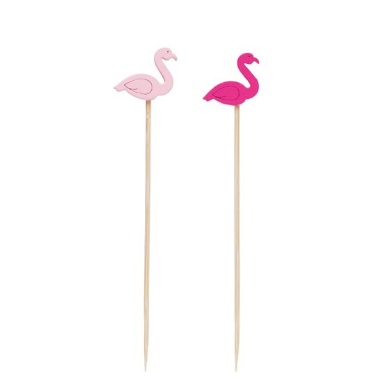 Pick Flamingo Rosa - 12 Un