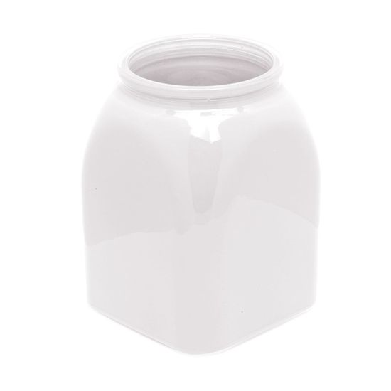 Vaso Decorativo Quadrado Grande Branco 10X10X13,7