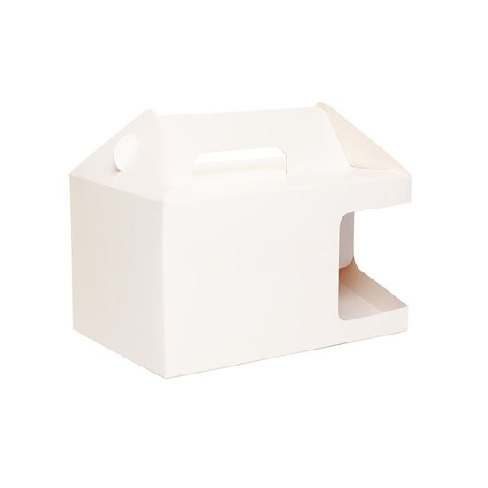Caixa Kit Lanche com Refri Branco 20X13,5X12,5 - 50 Un