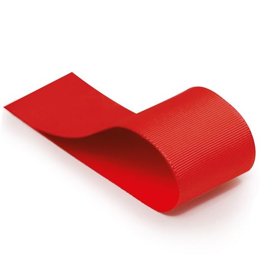 Fita Gorgurão Liso Vermelho 9,5mm x 10m