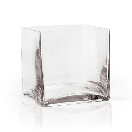 Vaso de Vidro Transparente G 15x15x15