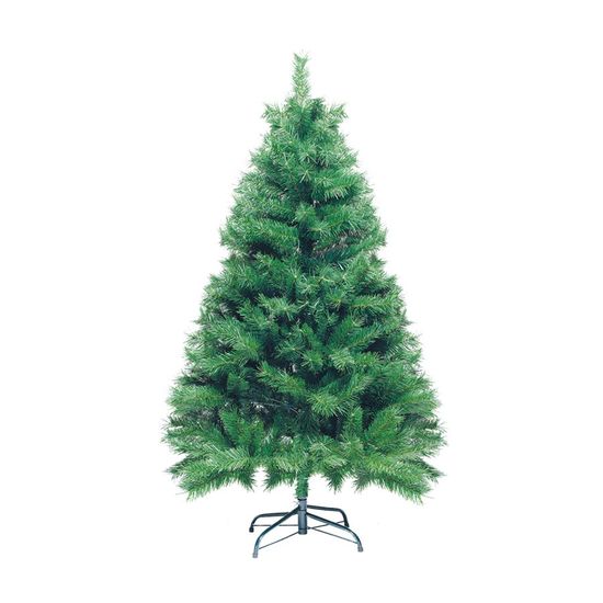 Árvore de Natal San Lorenzo 182 Hastes com Base de Metal Verde 120cm