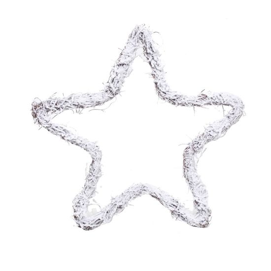 Estrela Nevado Branco 30cm
