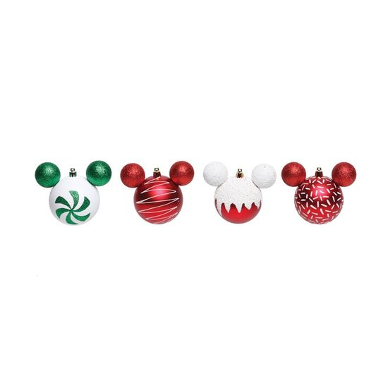 Natal Disney - Bola Sweet Disney Sortido Colorido 8cm - 4 Un