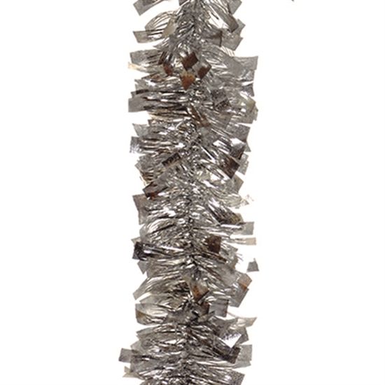 Festão Metalóide Prata 11 cm x 200 cm - 1 Un