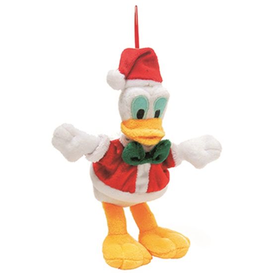 Natal Disney - Pato Donald para Pendurar Vermelho e Branco 15cm