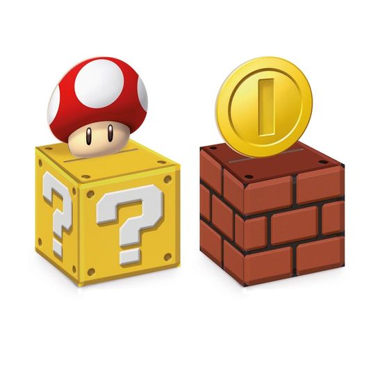 Super Mario Bros - Caixa Cubo - 8 Un