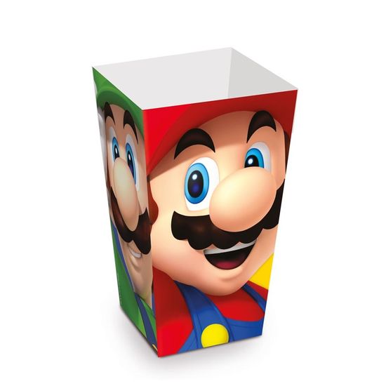 Super Mario Bros - Caixa para Pipoca - 10 Un