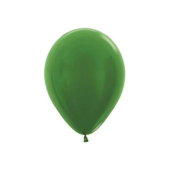 Balão Látex Metal Verde 5