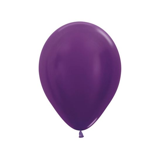 Balão Látex Metal Violeta 5