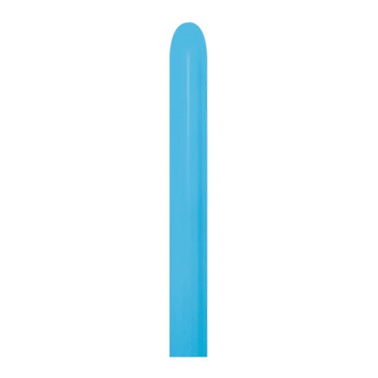 Balão Látex Twist Fashion Azul 260'' / 5x150cm - 50 Un