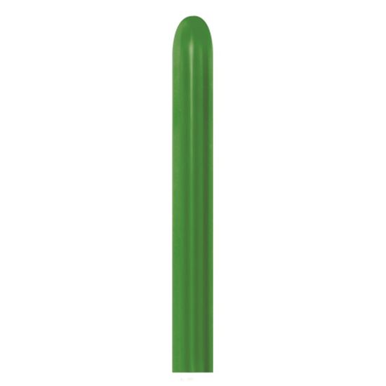 Balão Látex Twist Metal Verde 260'' / 5x150cm - 50 Un