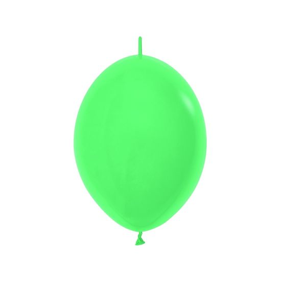 Balão Látex Fashion Verde Lol 12'' / 30cm - 50 Un