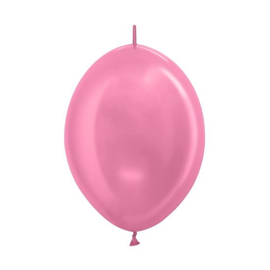 Balão Látex Metal Rose Gold Lol 12'' / 30cm - 50 Un
