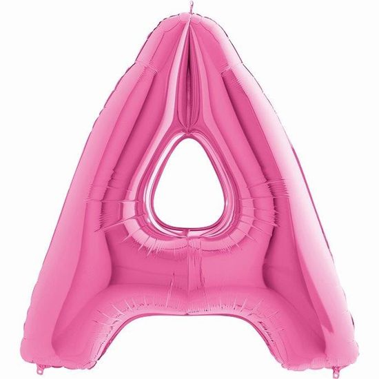 Balão Metalizado Letra A Pink 40'' / 101cm