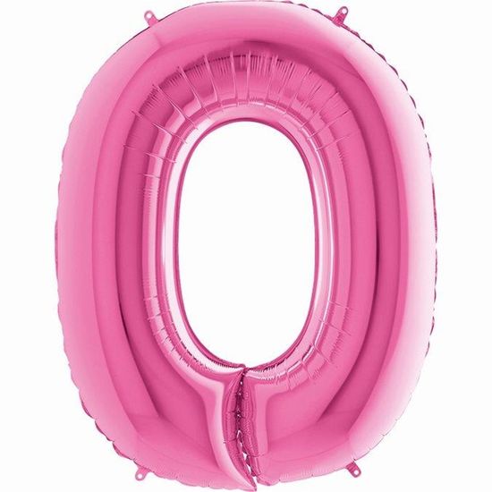 Balão Metalizado Letra O Pink 40'' / 101cm