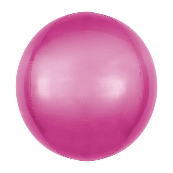 Balão Bolha Metal Pink 18