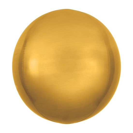 Balão Bolha Metal Ouro 18