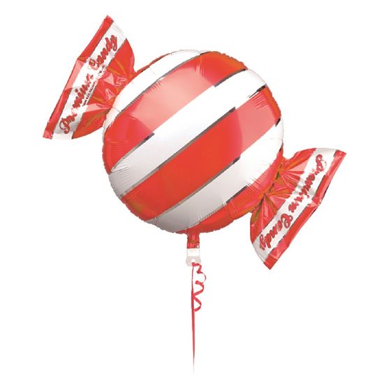 Balão Metalizado Candy Premium Vermelho 18