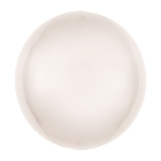 Balão Bolha Metal Branco 18