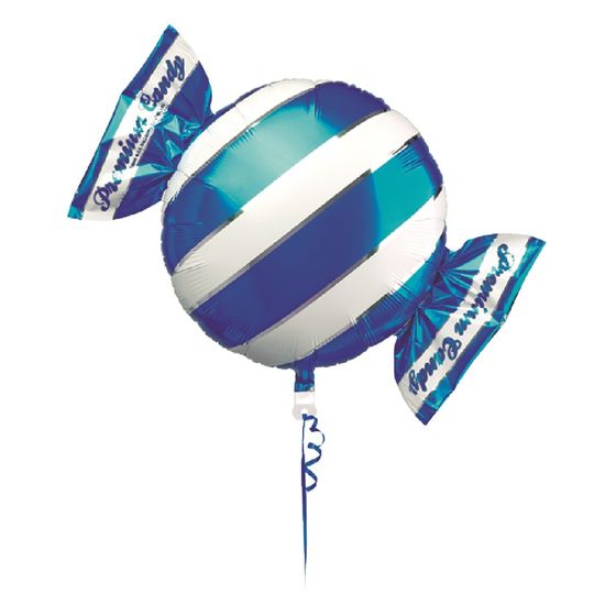 Balão Metalizado Candy Premium Azul 18