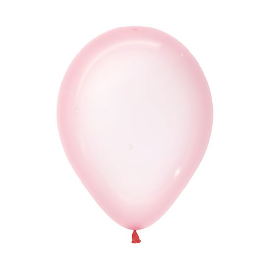 Balão Látex Cristal Pastel Rosa 5