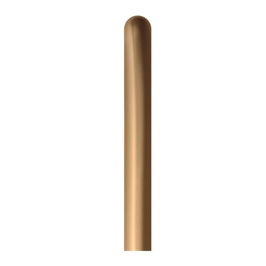 Balão Látex Twist Reflex Dourado 260'' / 5x150cm - 50 Un