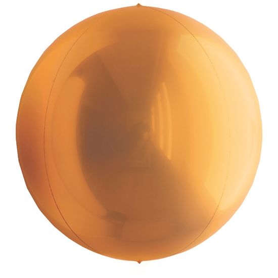 Balão Metalizado Redondo Esfera Ouro Profundo 15'' / 38cm